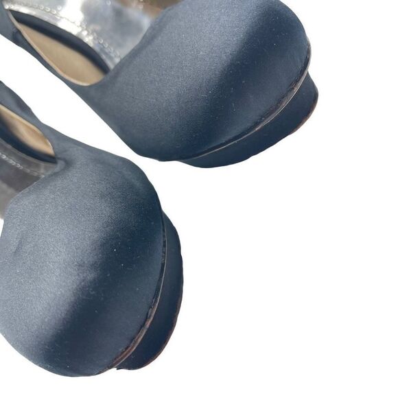 ABS Women's Pump Shoes 4.5 Inches Heels Stiletto Close Round Toe Black Size 8 - Picture 5 of 13